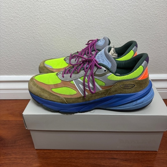 New Balance 990v6 MiUSA Action Bronson Baklava Size 10.5 - Picture 1 of 7